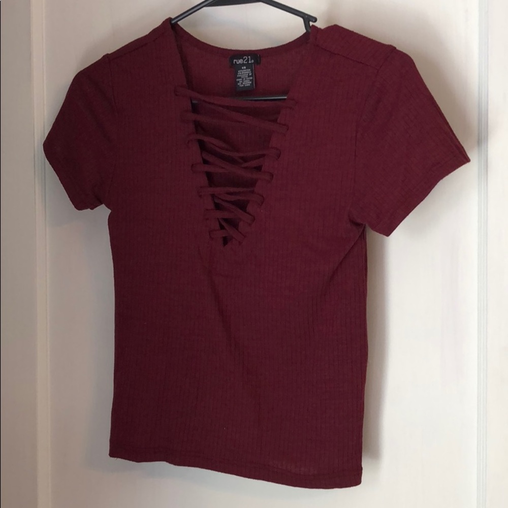 Maroon Top